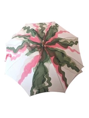 Handpainted SILK Original signed one of a kind Parasol/Umbrella Henri Bendel